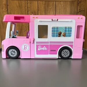 Barbie Camper 3 in 1 Dream Camper w/ Pool see accessories